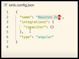 Go to ionic.config.json and change the name attribute