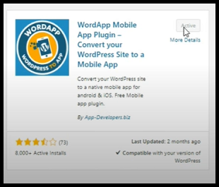 Install the WordApp plugin